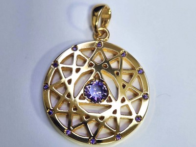 14k 25mm C형 금목걸이