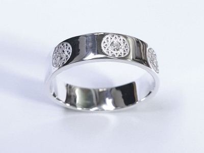 12각실버반지 F2형