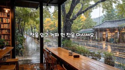 빗소리 + 음악
